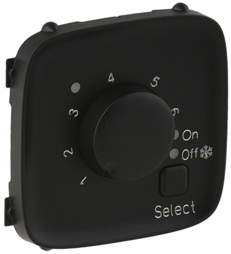 Лицевая панель Legrand Valena Allure для терморегулятора антрацит картинка